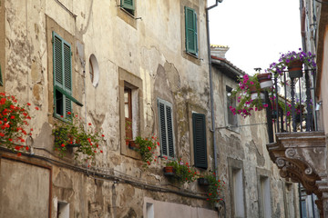 Fototapeta na wymiar Sorano, Toskania, Włochy