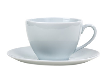 White cup and saucer