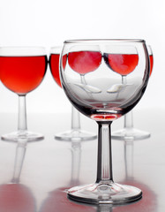 Wine in glass