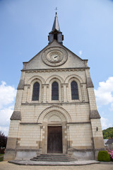 Fototapeta na wymiar Iglesia de Notre-Dame de Ussé, Francja