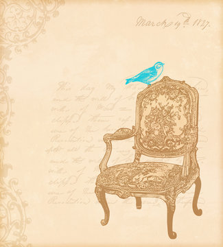 Fauteuil XVIII &egrave;me