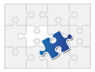 Fototapeta premium Puzzle Piece
