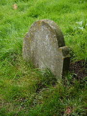blank headstone