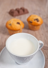 Obraz na płótnie Canvas Chocolate muffins