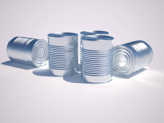 Latas conservas 3d