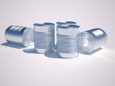 Latas conservas 3d