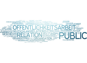Öffentlichkeitsarbeit / Public Relations
