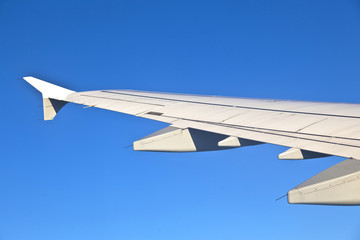 detail of aircraft wing