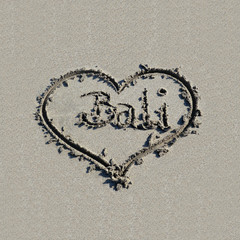 Beach - Bali heart