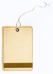 Etikett Braun und Gold