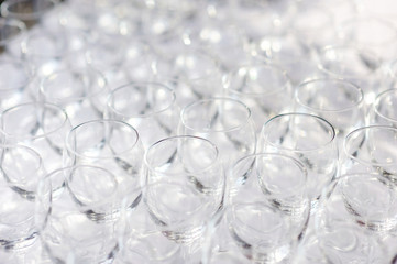 A lot of wine glasses