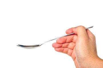 holding s spoon