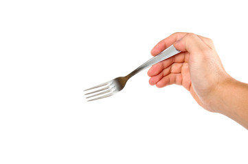 holding fork