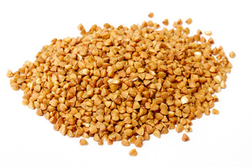 buckwheat on isolated background