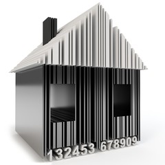 3d barcode house