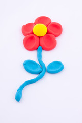 plasticine flower