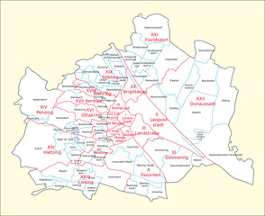 Wien-Bezirke-Kastralgemeinden