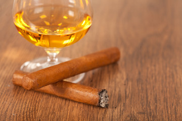 Whisky and cigars