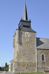 Fototapeta premium fortified church, signy le petit, ardennes