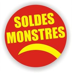 bouton soldes monstres