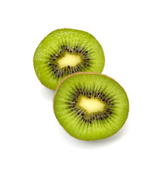 Kiwi Fruit Isolated on white background