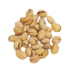 Pistachio on a white background