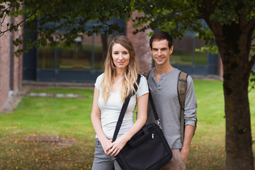 Young couple posing