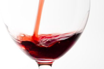 closeup di bicchiere di vino