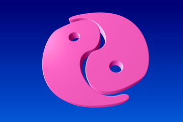 Yin-Yang pink