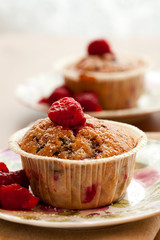 Raspberry muffins