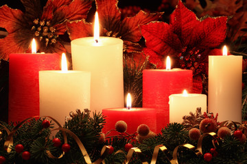 Christmas candles