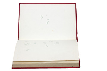 Open red book