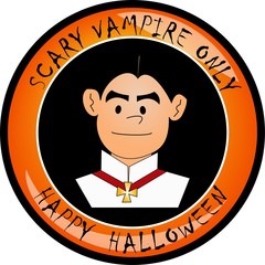 Halloween scary vampire