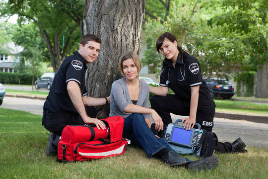 EMT Team with Patient