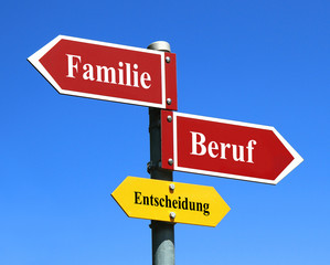 Familie oder Beruf
