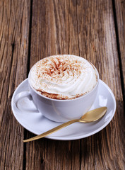 Cup of cappuccino