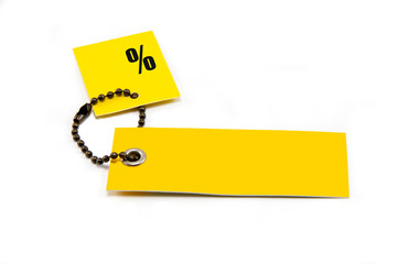 Selling discount percentage label isolated on white
