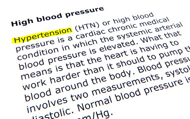 high blood pressure