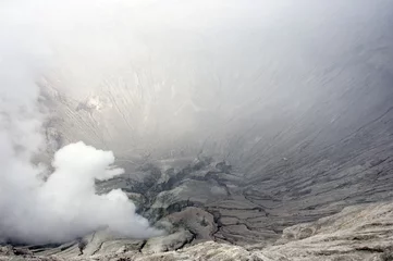 Papier Peint photo Lavable Volcan Bromo volcano crater