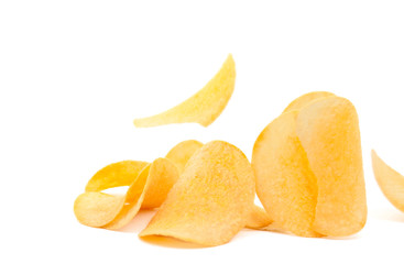 Fototapeta na wymiar potato chips