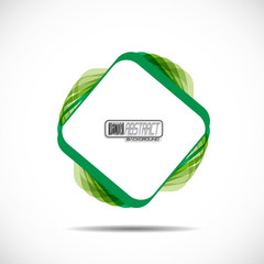 Green Square Background   Vector © puckillustrations