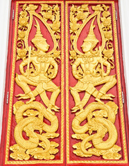 Design beautiful Thai temple gate