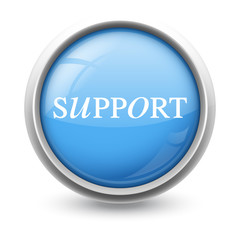 Symbole glossy vectoriel support assistance