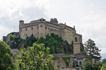 Fototapeta na wymiar Bardi Castle. Emilia-Romagna. Italy.