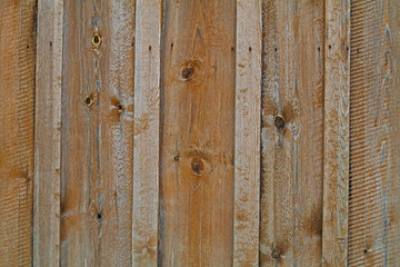 Board fence close-up