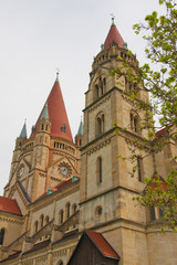 Fototapeta na wymiar Meksyk Kościół w Wiedniu