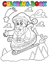 Photo sur Plexiglas Bricolage Livre de coloriage thème de Noël 6