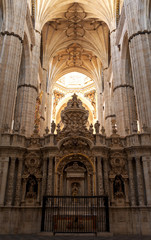 Naklejka premium Inside of the Cathedral of Salamanca