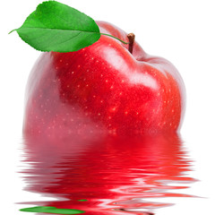 red apple with reflection - 35736233
