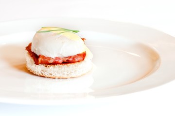 Plate of Eggs Benedict